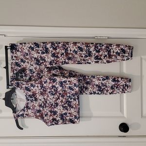 Balance Collection Activewear Womens Top & Leggings Set Size Medium